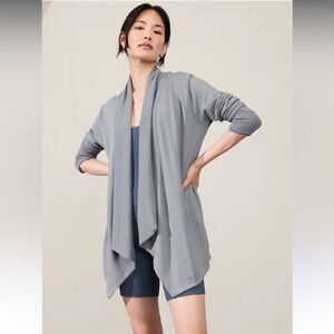 Athleta PRANAYAMA RESORE wrap cardigan